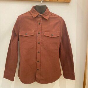Taylor Stitch Maritime Shirt Jacket | Black Cherry Moleskin | NWT